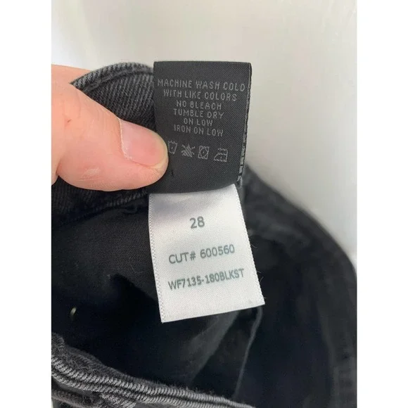 RtA Kiki Kick Flare Cropped Jeans 28 - Picture 8 of 14